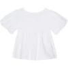 Janie And Jack Puff Sleeve Blouse (Toddler/Little Kids/Big Kids)