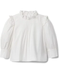 Janie And Jack Ruffle Puff Sleeve Top (Toddler/Little Kids/Big Kids)