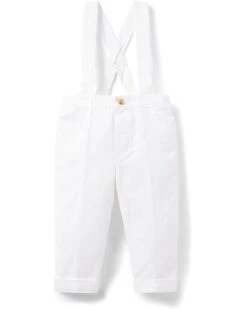 Janie And Jack Linen Suspender Pants (Infant)