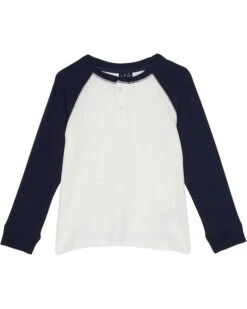 Janie And Jack Color-Blocked Henley (Toddler/Little Kids/Big Kids)