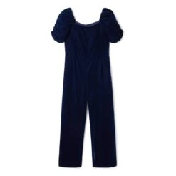Janie And Jack Velvet Romper (Big Kids)