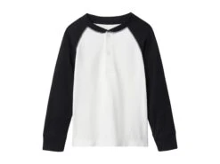 Janie And Jack Color-Blocked Henley (Toddler/Little Kids/Big Kids)