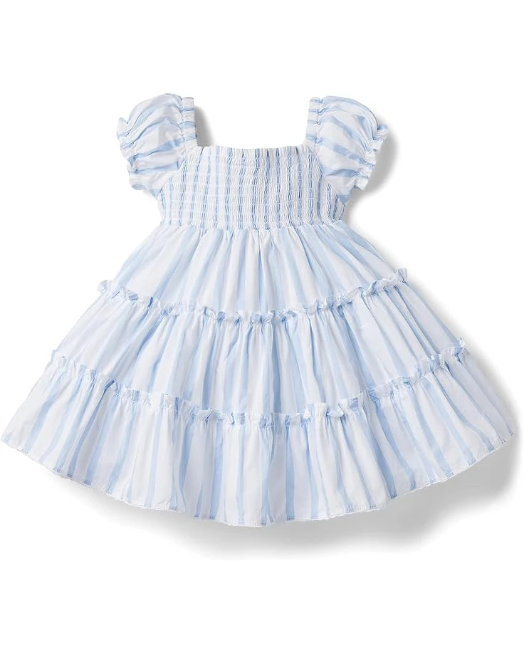 Janie And Jack Smocked Tiered Dress (Infant)