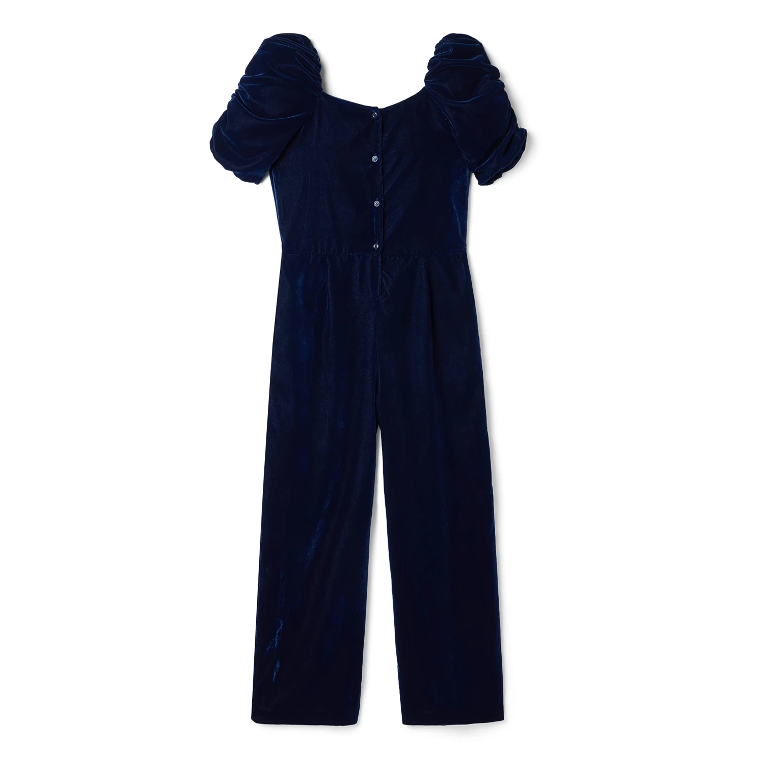Janie And Jack Velvet Romper (Big Kids) - Image 2