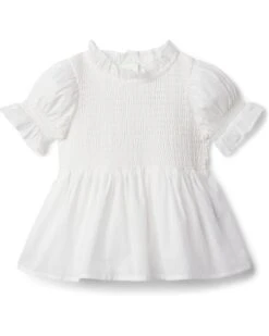 Janie And Jack Smocked Blouse (Toddler/Little Kids/Big Kids)