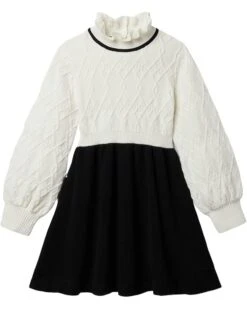 Janie And Jack Color-Blocked Sweater Dress (Toddler/Little Kids/Big Kids)