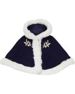 Janie And Jack Fur Trim Disney Frozen Cape (Toddler/Little Kids/Big Kids)