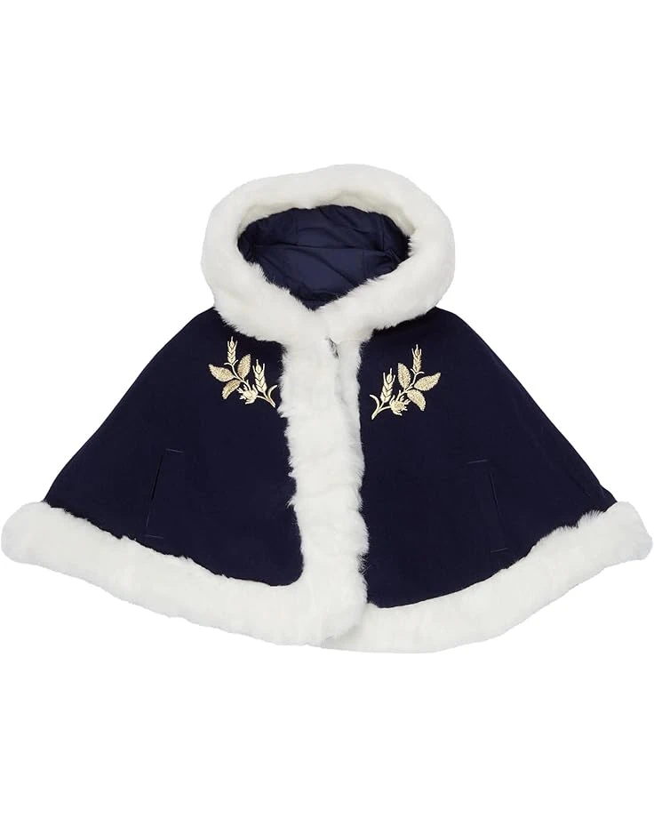 Janie And Jack Fur Trim Disney Frozen Cape (Toddler/Little Kids/Big Kids)