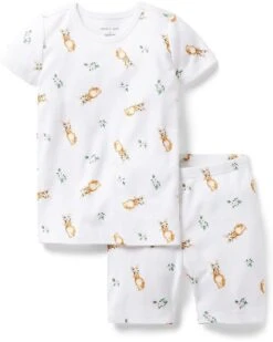 Janie And Jack Bunny Short Tight Fit Sleepwear (Toddler/Little Kids/Big Kids)