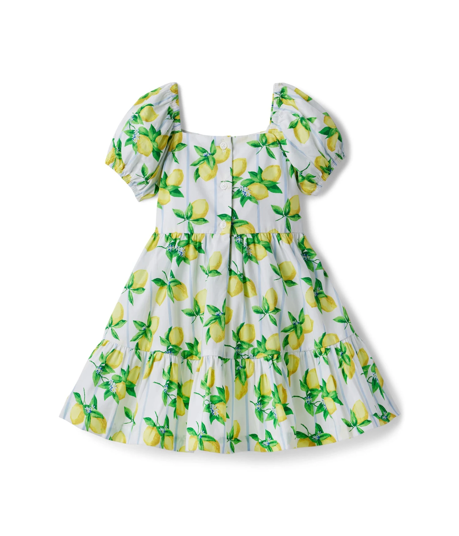 Janie And Jack Lemon Print Dress (Toddler/Little Kids/Big Kids) - Image 2