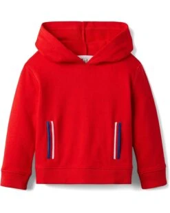 Janie And Jack Striped Pocket Hooded Sweatshirt (Toddler/Little Kids/Big Kids)