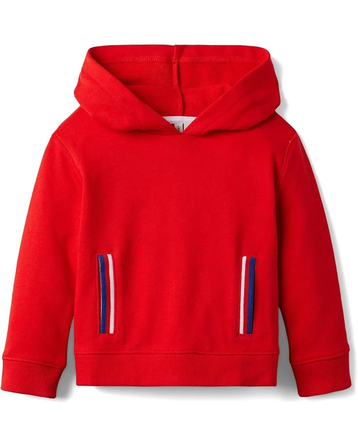 Janie And Jack Striped Pocket Hooded Sweatshirt (Toddler/Little Kids/Big Kids)