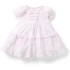 Janie And Jack Bunny Toile Dress (Infant)