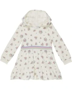 Janie And Jack Floral Hooded Dress (Toddler/Little Kids/Big Kids)