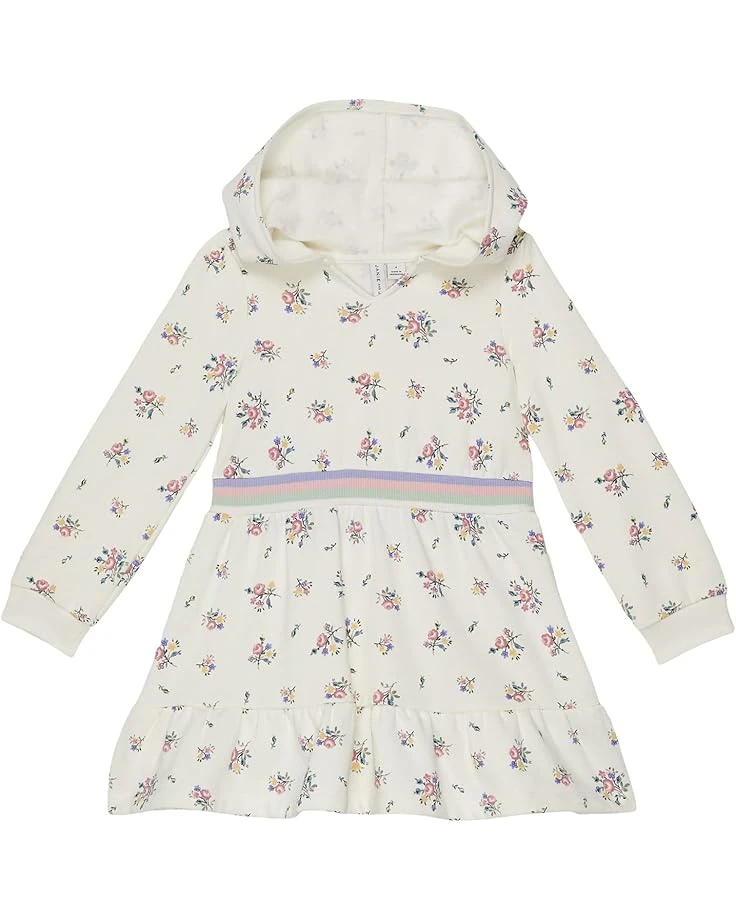 Janie And Jack Floral Hooded Dress (Toddler/Little Kids/Big Kids)