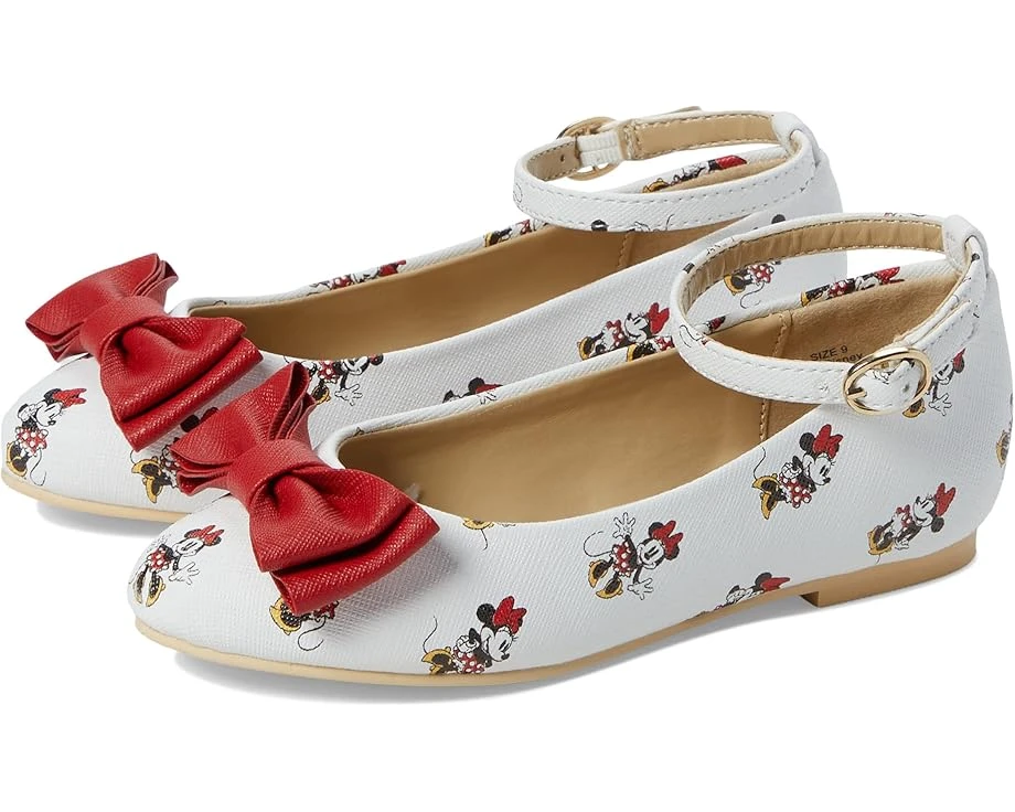 Janie And Jack Minnie Mouse Bow Flat (Toddler/Little Kid/Big Kid)