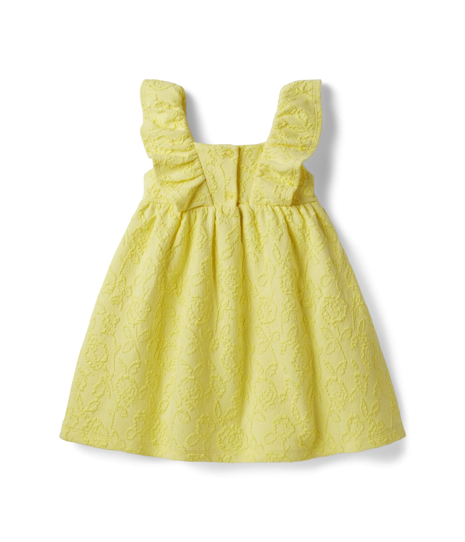 Janie And Jack Mattelesse Flutter Sleeve Dress (Toddler/Little Kids/Big Kids) - Image 2
