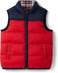 Janie And Jack Reversible Puffer Vest (Toddler/Little Kids/Big Kids)