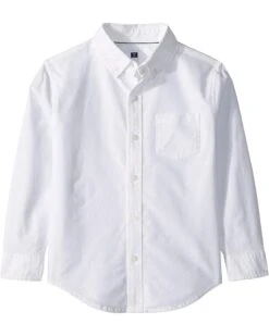Janie And Jack Long Sleeve Oxford Button-Up Shirt (Toddler/Little Kids/Big Kids)
