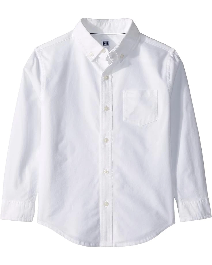Janie And Jack Long Sleeve Oxford Button-Up Shirt (Toddler/Little Kids/Big Kids)