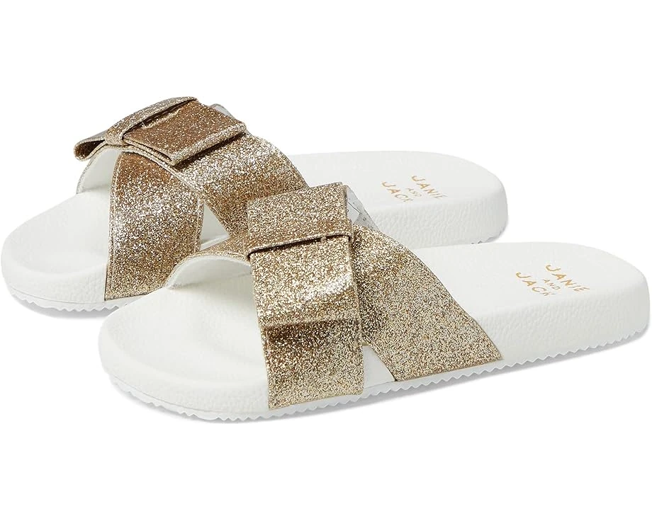 Janie And Jack Gold Glitter Pool Slide (Toddler/Little Kid/Big Kid)