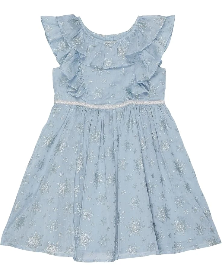 Janie And Jack Blue Tulle Disney Frozen Dress (Toddler/Little Kids/Big Kids)