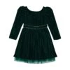 Janie And Jack Velvet Disney Frozen Dress (Toddler/Little Kids/Big Kids).