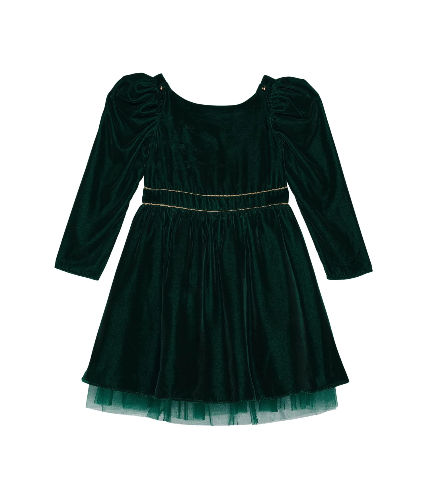 Janie And Jack Velvet Disney Frozen Dress (Toddler/Little Kids/Big Kids).