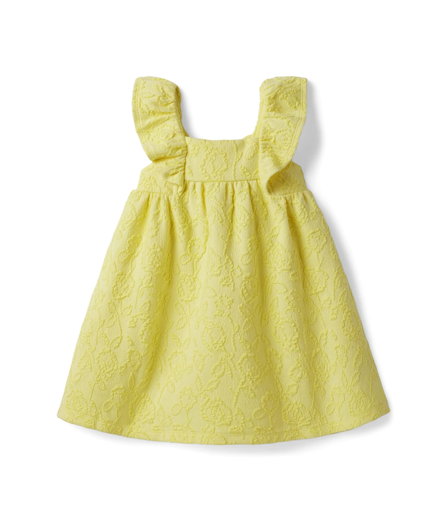 Janie And Jack Mattelesse Flutter Sleeve Dress (Toddler/Little Kids/Big Kids)