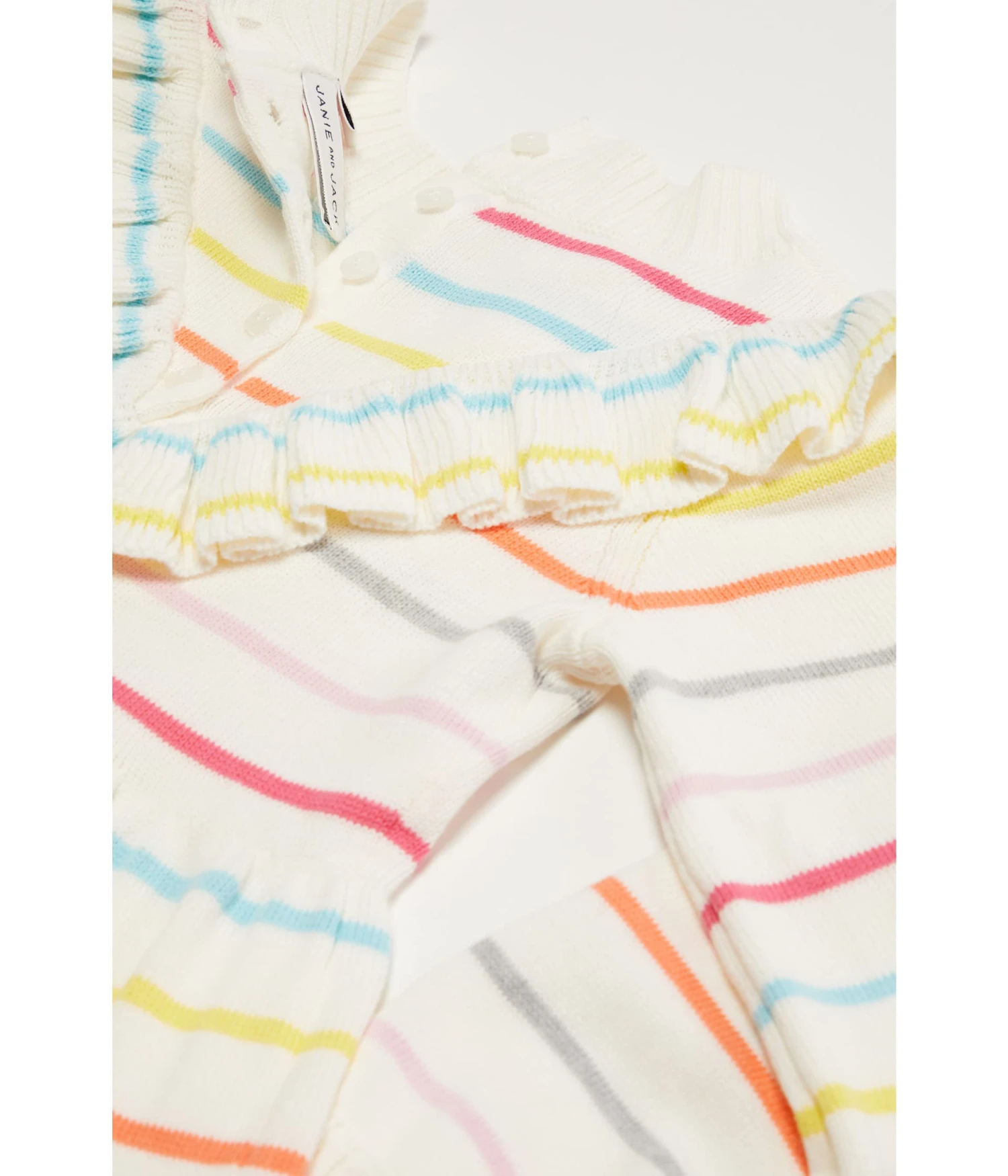 Janie And Jack Ruffle Front Sweaterdress (Toddler/Little Kids/Big Kids) - Image 2