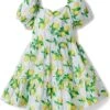 Janie And Jack Lemon Print Dress (Toddler/Little Kids/Big Kids)
