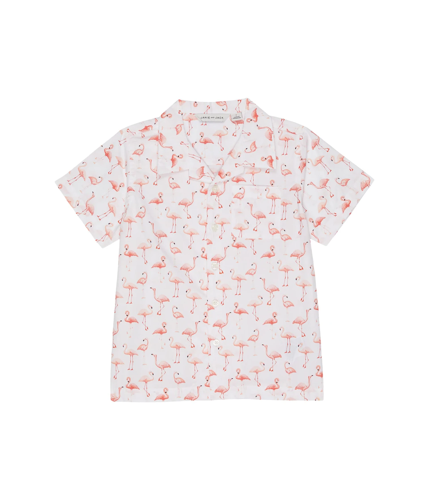 Janie And Jack Flamingo Tee (Toddler/Little Kids/Big Kids)