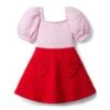 Janie And Jack Mattelesse Heart Dress (Toddler/Little Kids/Big Kids)