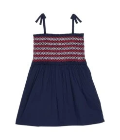 Janie And Jack Smocked Dress (Toddler/Little Kids/Big Kids)