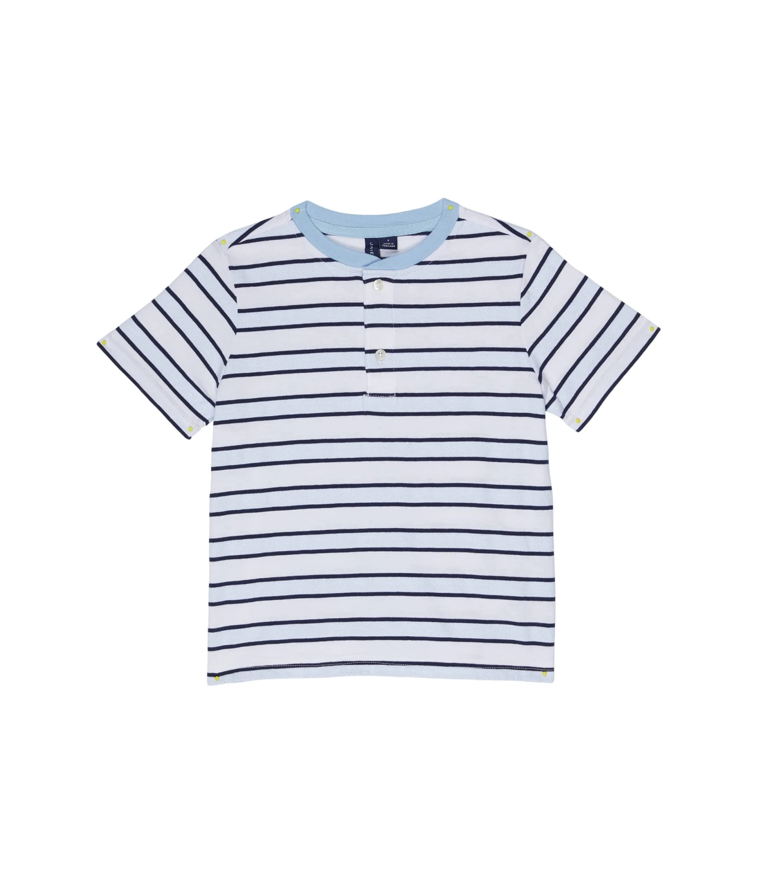 Janie And Jack Jacquard Henley Tee (Toddler/Little Kids/Big Kids)