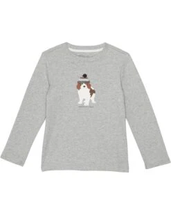 Janie And Jack Dog Graphic Tee (Toddler/Little Kids/Big Kids)