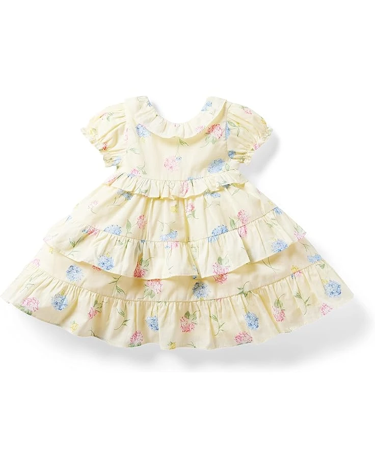 Janie And Jack Floral Tiered Dress (Infant)