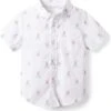 Janie And Jack Bunny Button-Up Shirt (Toddler/Little Kids/Big Kids)