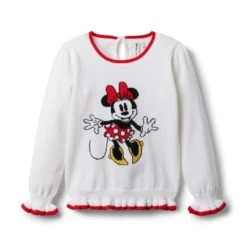 Janie And Jack Minnie Mouse Sweater (Toddler/Little Kids/Big Kids)