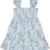 Janie And Jack Floral Smocked Dress (Toddler/Little Kids/Big Kids)