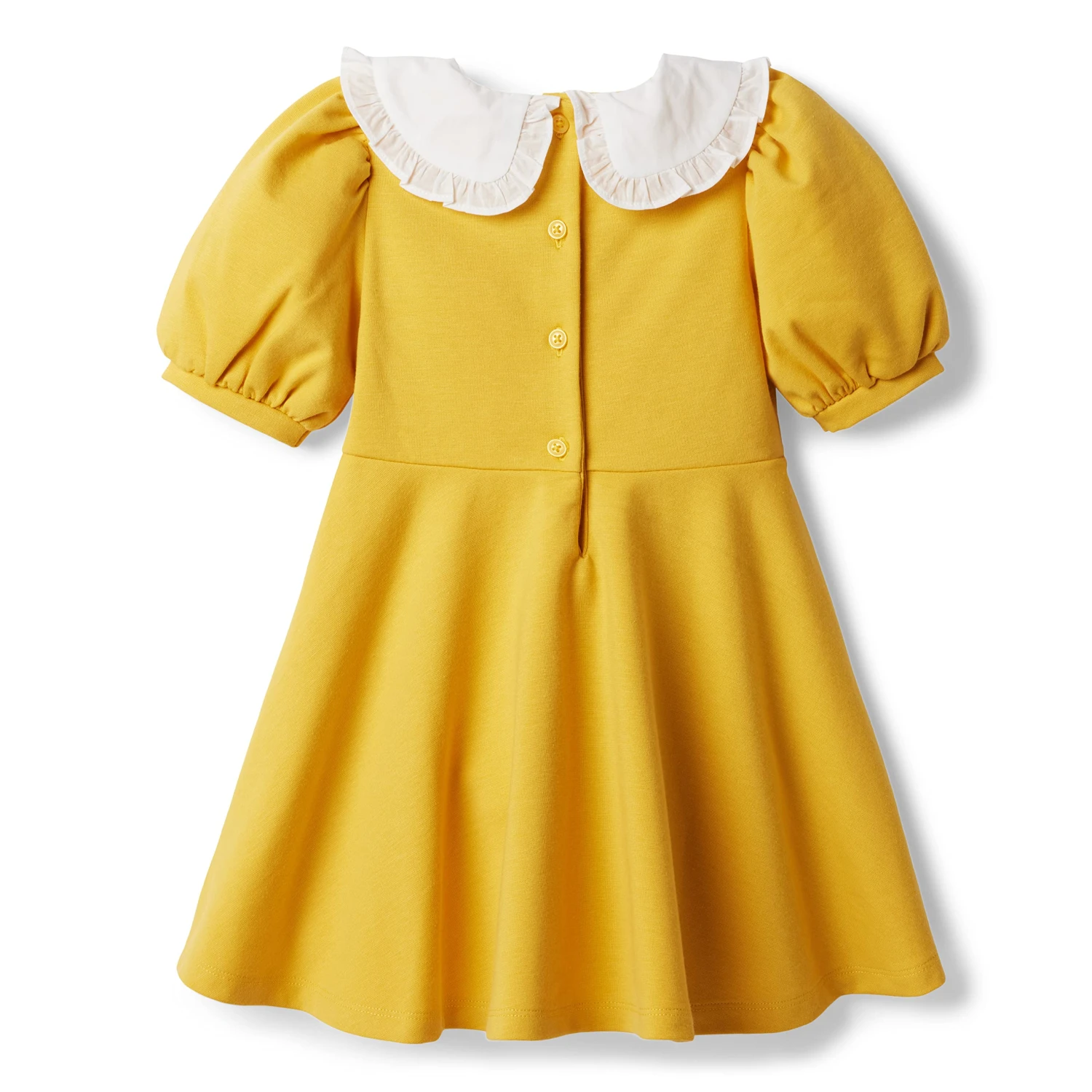 Janie And Jack Ponte Collar Dress (Toddler/Little Kids/Big Kids) - Image 3
