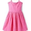 Janie And Jack Eyelet Dress (Big Kids)