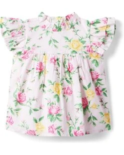 Janie And Jack Floral Top (Toddler/Little Kids/Big Kids)