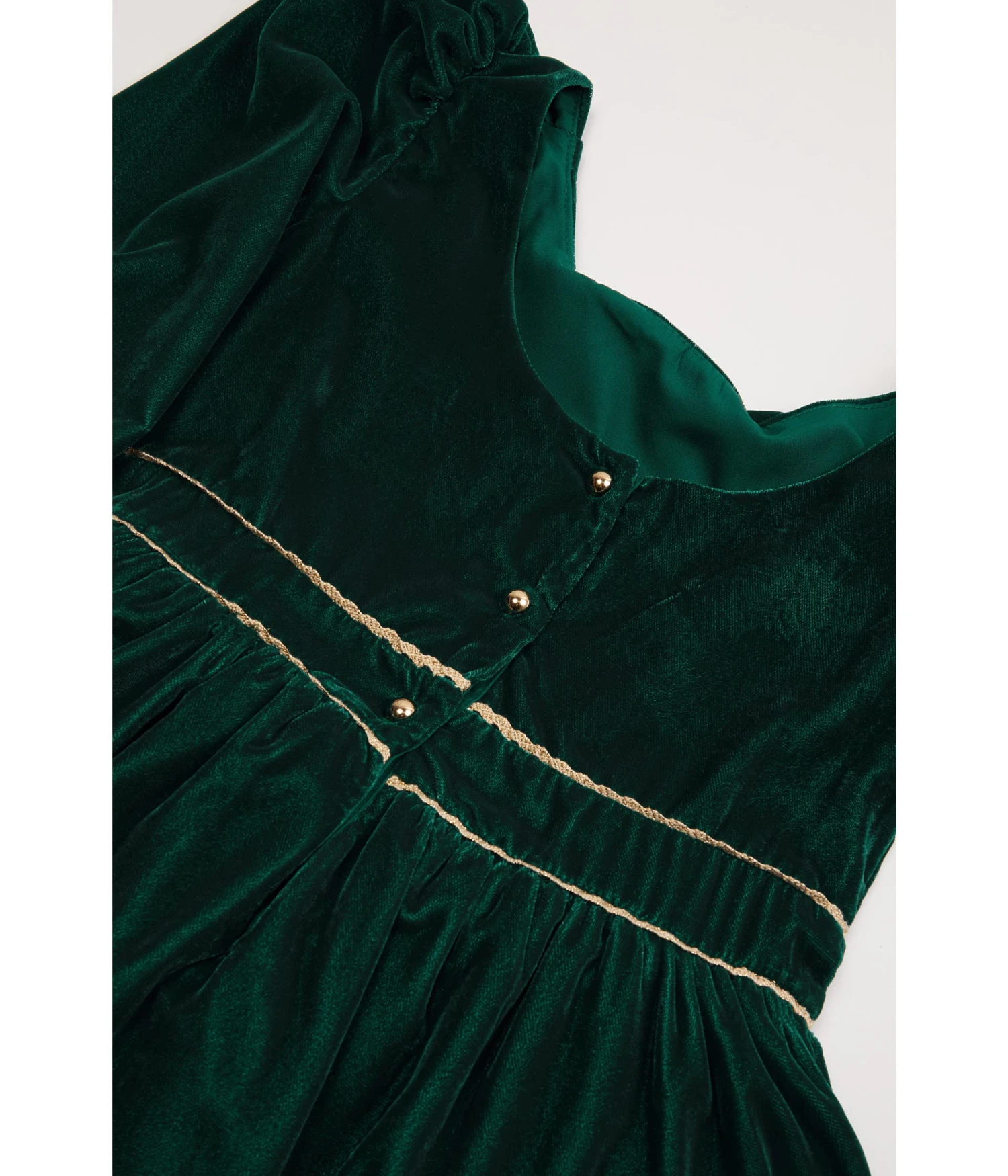 Janie And Jack Velvet Disney Frozen Dress (Toddler/Little Kids/Big Kids). - Image 2