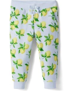 Janie And Jack Lemon Print Joggers (Toddler/Little Kids/Big Kids)