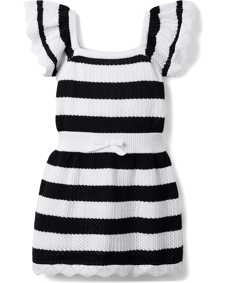 Janie And Jack Crochet Stripe Sweaterdress (Toddler/Little Kids/Big Kids)