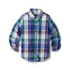 Janie And Jack Plaid Button-Up Shirt (Toddler/Little Kids/Big Kids)