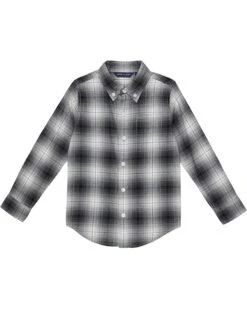 Janie And Jack Brushed Plaid Button-Up Shirts (Toddler/Little Kids/Big Kids)