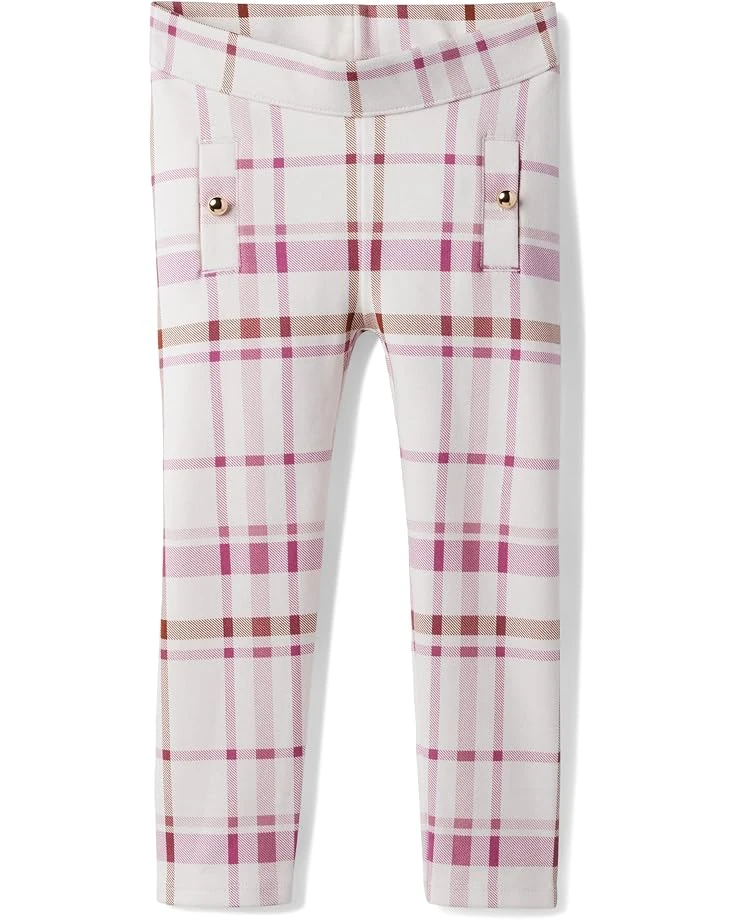 Janie And Jack Windowpane Plaid Ponte Pants (Toddler/Little Kids/Big Kids)