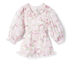 Janie And Jack Floral Romper (Toddler/Little Kids/Big Kids)